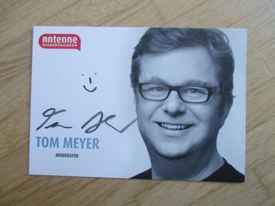 Antenne Niedersachsen Moderator Tom Meyer - handsigniertes Autogramm!!!