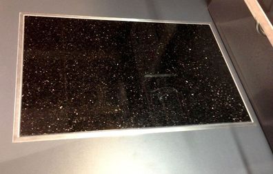Einbau Granitfeld Granit Galaxy-Star Außenmaß: 510 x 325 mm Wanne Edelstahl