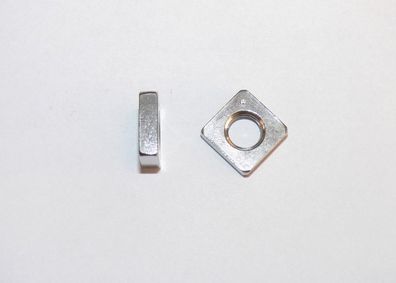 flache Vierkantmuttern M5 Edelstahl , DIN 562
