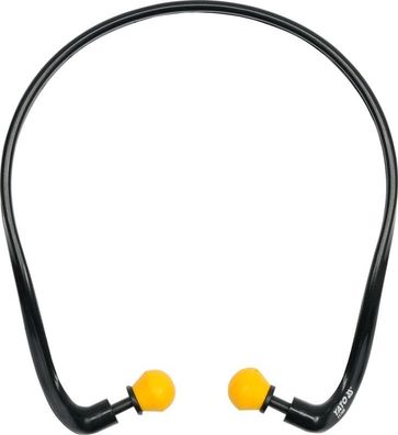 Gehörschutzbügel mit runden Schaum-Stöpseln