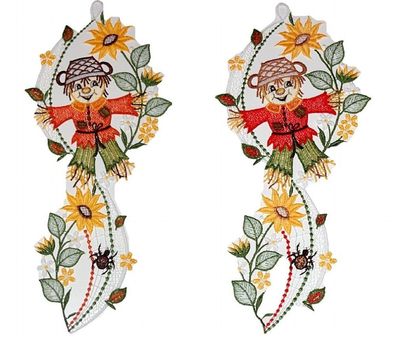 Sonnenfänger Plauener Spitze Fensterbild Kristall Spitzenbild Blume Feng Shui