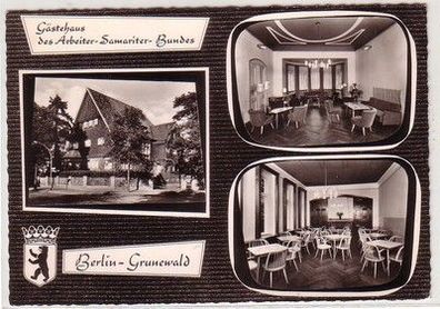58143 Ak Berlin Grunewald Gästehaus des Arbeiter Samariter Bundes 1962