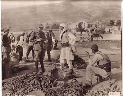 106523 großes Original Propaganda Foto "Uesküb in Mazedonien" 1. Weltkrieg