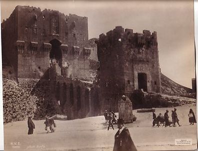 106516 großes Original Propaganda Foto "Burg Haleb in Aleppo" 1. Weltkrieg