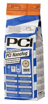 PCI Nanofug 4 kg Anthrazit Flexfugen-Mörtel Verfugen Fliesen Flexfuge Bad Küche