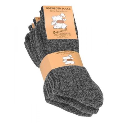 Norwegersocken ohne Gummibund mit Plüschsohle Strümpfe Wintersocken Socken Geschenk