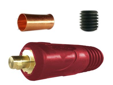 Massestecker Kabelstecker Rot Trak SK 10-25 mm² Massekabel Schweißkabel 9mm Dorn