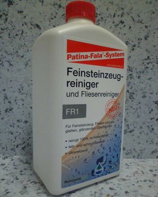 Patina Fala FR1 Feinsteinzeugreiniger & Fliesenreiniger 1 L Fett- und Schmutz