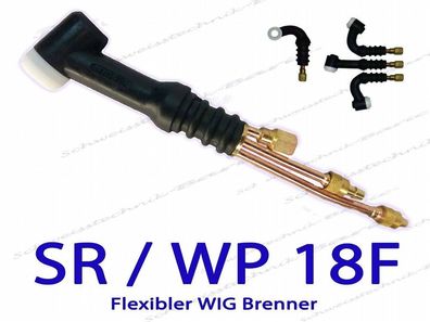 WP18F Flexibler Brennerhals SR/ HP/ SB-18F WIG Brennerkörper SR-18 SR18F Torch 18