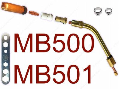MB 500 MB 501 Ergoplus 500 M8 1,2mm Reparatur Set MIG/ MAG Brennerhals Düsenstock
