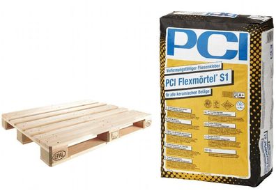 PCI Flexmörtel S1 50 x 20 kg Flex-Kleber für Innen & Aussen für Wand und Boden