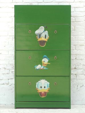 Kinderzimmer Schrank Pappel Motiv Donald Duck