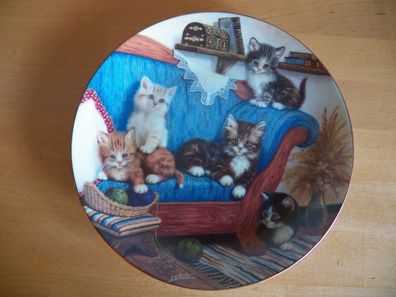 Katze Sammelteller Katzen Die schönsten Ruheplätze-Auf dem Sofa KAHLA