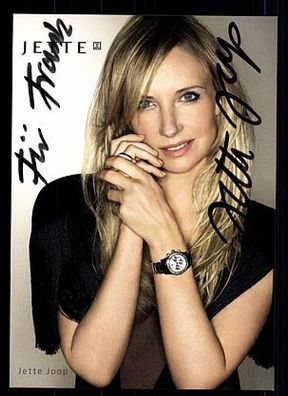 Jette Joop Autogrammkarte Original Signiert Model + 74157