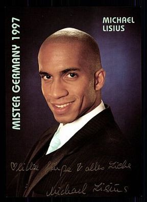 Michael Lisius Mister Germany 1997 Autogrammkarte Original Signiert Model + 74164