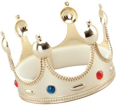Gold Krone König Königin Prinzessin Tiara Kinder Hut Mittelalterlich Renaissance