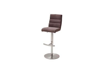 Barhocker GIULIA B Barstuhl Feingewebe BRAUN