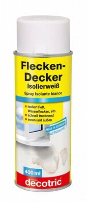 decotric® Flecken-Decker Isolier-Spray 400 ml Isolierweiß Isoliert Nikotin Ruße