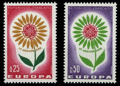 Frankreich 1964 Nr 1490-1491 postfrisch X9B8A2A