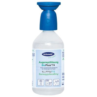 Actiomedic EYE CARE Augenspu?lflasche mit BioPhos74 (4,9 %) 500 ml
