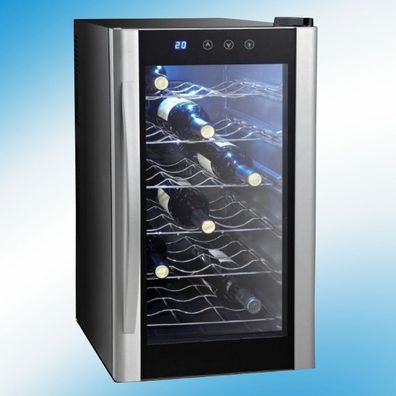 Getränke-Kühlschrank, Wein-Kühlschrank für 18 Flaschen, geniessen mit Syntrox;