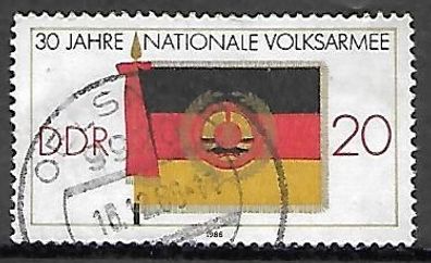 DDR gestempelt Michel-Nummer 3001