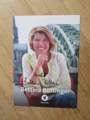 WDR Fernsehmoderatorin Bettina Böttinger - handsigniertes Autogramm!!!!
