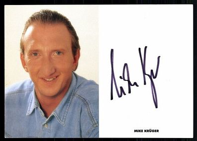 Mike Krüger Autogrammkarte Original Signiert bek. aus Die Supernasen + G 7387