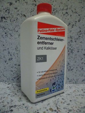 Patina Fala ZK1 Zementschleierentferner 1 L Steinreiniger Beton-Reiniger Konzent