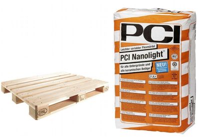 PCI Nanolight 50 x 15 kg Leichter variabler Flexmörtel für alle Untergründe