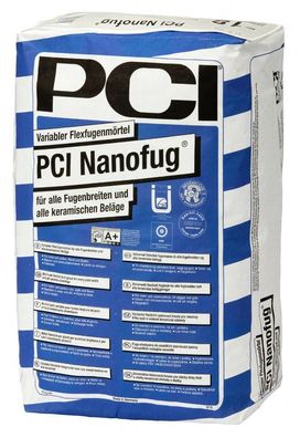 PCI Nanofug 30 kg Zementgrau Flexfugenmörtel für Steingut- und Steinzeugbeläge