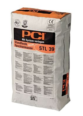 PCI STL 39 Standfeste Spachtelmasse 20 kg für Schichtdicken von 0,5 bis 50 mm