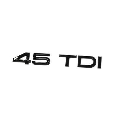 Original Audi 45 TDI Schriftzug schwarz Tuning Exclusive Black Edition Emblem