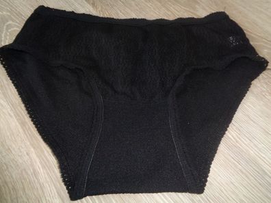 Slip / Schlüpfer für Damen-schwarz Format Wäsche Größe 44