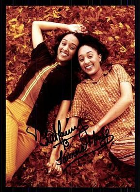 Tia and Tamara Mowry Autogrammkarte + G 7478 D