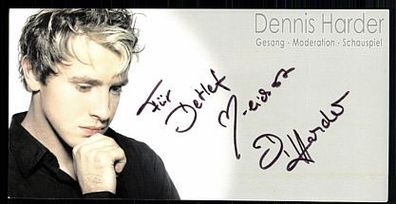 Dennis Harder Autogrammkarte Original Signiert + G 7613