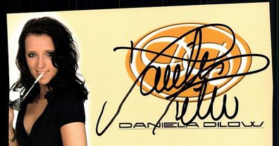 Daniela Dilow Autogrammkarte Original Signiert Model + G 7573