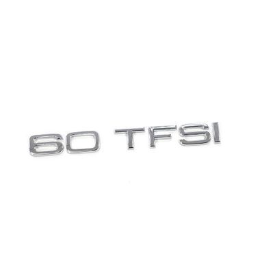 Original Audi 60 TFSI Schriftzug hinten Heckklappe Emblem Logo chrom