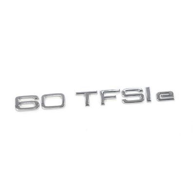 Original Audi 60 TFSIe Schriftzug hinten Heckklappe Emblem Logo chrom