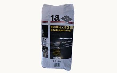 1a ECOflex C2 S1 -faserverstärkt- Fliesenkleber Flexmörtel