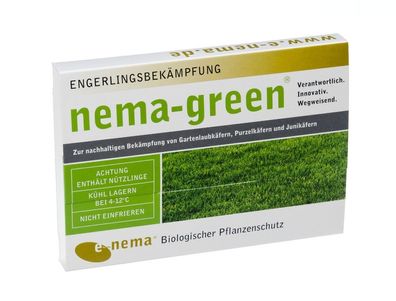 Nema-green HB Nematoden gegen Engerlinge 25 Mio.