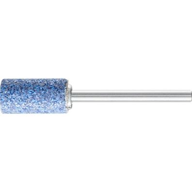 Schleifstift Zylinder 8x16 x Schaft 6mm , Korn 46 , für harte NE-Metalle