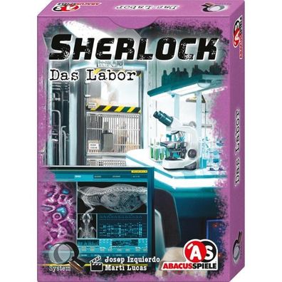 Abacus Spiele 48196 Sherlock Das Labor Kartenspiel Ermittlung Detektiv Quiz