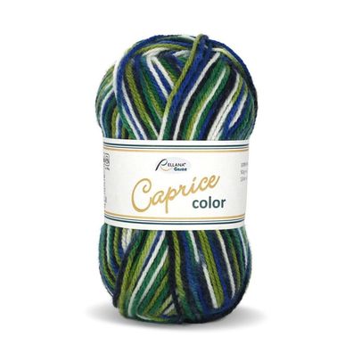 50 g Caprice color Polyacrylgarn Lauflänge ca 137m pistazie grün blau Nr 267