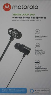 Motorola VerveLoop200 - Kabelloser In-Ear- Kopfhörer Ohrstöpsel Headset Ohrhörer