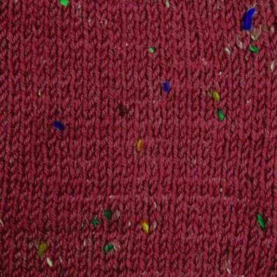 150g Sockenwolle 6 fach von Rellana Tweed classic Farbe rot siehe Foto 7085