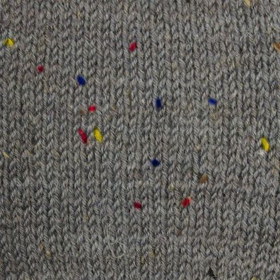 100g Sockenwolle uni 4 fach von Rellana Tweed classic grau Nr.1502