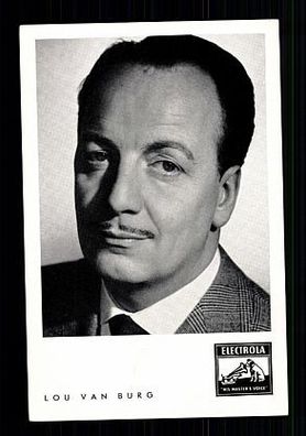 Lou van Burg Electrola 60er Jahre Postkarte + P 6143