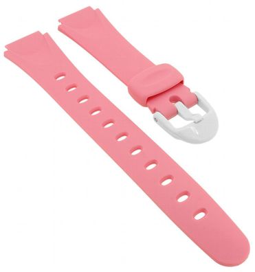 Casio Uhrenarmband | Damen Ersatzband aus Resin rosa für LW-200-4BVEF