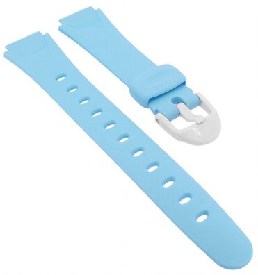 Casio Uhrenarmband | Damen Ersatzband aus Resin blau für LW-200-2BVEF
